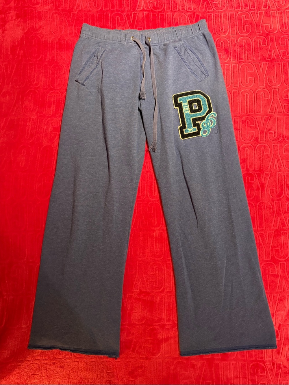 Victoria’s Secret blue PINK Wide Leg Sweatpants